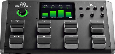 Loopstation Sheeran Loopers HG08, stereo, ekran 7", e zezë