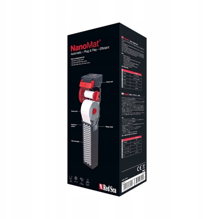Filtër automatik akuariumi Red Sea NanoMat, për akuariume deri 200L, për sump MAX NANO G2 REEFER G2, i zi