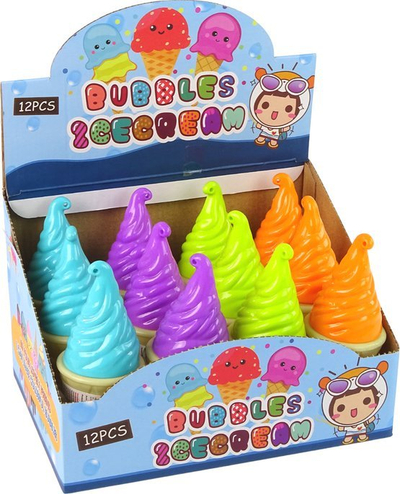 Играчка сапунски меурчиња Leantoys Ice Cream, 80 ml, шарена