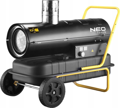 Ngrohës me naftë Neo Tools 90-086, 20 kW, me dalje gaze djegieje, ngjyrë e zezë