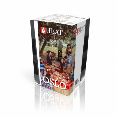 Oxhak kopshti Heat Oslo CH.006, çelik, i zi