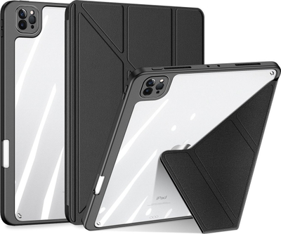 Mbrojtëse tableti Dux Ducis Magi për iPad Pro 11" 2018 2020 2021 dhe iPad Air 4, kapak smart, me vend për Apple Pencil, e zezë