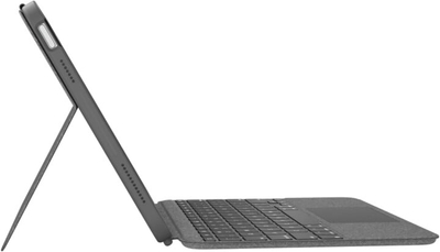Këllëf me tastierë Logitech Combo Touch për Apple iPad 2022 (10th Generation), i hirtë