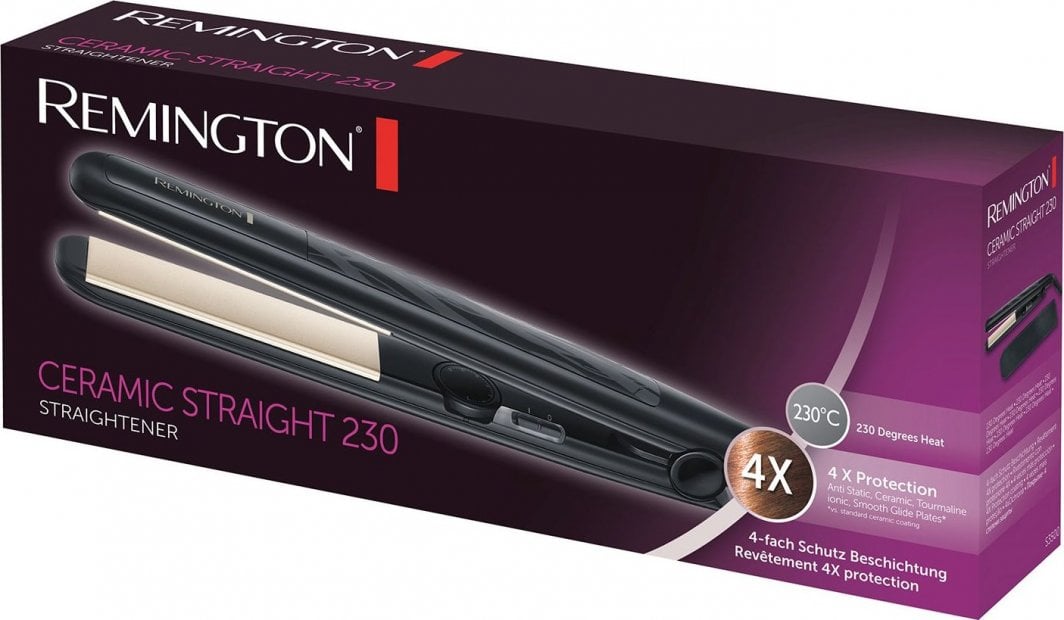 Drejtuese për flokë Remington S3500, e zezë 4