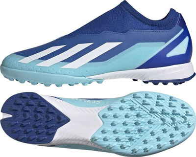 Këpucë futbolli adidas X Crazyfast.3 LL TF M ID9347, pa lidhëse, për tapet sintetik, blu