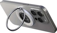 Mbajtëse magnetike telefoni Joyroom JR-ZS383 MagSafe, unazë silikoni, për iPhone 12 15, e zezë