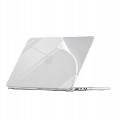 Etui laptopi Tech-Protect Softshell, për MacBook Air 15" M2 M5 2023 2026, transparent