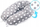 Jastëk shtatzënie Sensillo Pregnancy Pillow XL, 180cm, pambuk, me yje gri
