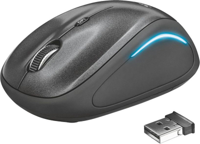 Maus Trust YVI, wireless, USB, i zi