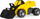 Eskavator ride-on Lena Giga Trucks, për fëmijë, plastikë, verdhë e zezë