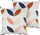 Set jastëkësh për zbukurim Beliani QUINOA, kadife, 45x45cm, shumëngjyrësh