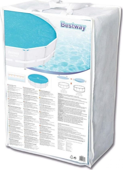 Mbulesë dielli për pishinë Bestway 58252, për Frame Pool 427 cm, PE, blu