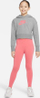 Bluza me kapuç Nike Sportswear Club Jr DC7210, për goca, gri e hapur