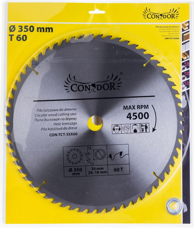 Disk prerës Condor, 350 x 30 x 60mm