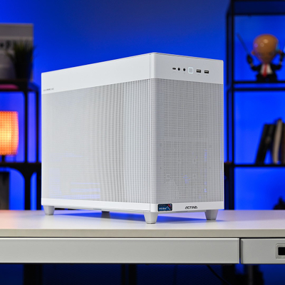 Гејминг компјутер Actina 7800X3D, Ryzen 7, RTX 5070 12GB, 32GB RAM, 1TB SSD, бел