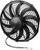 Ventilator ftohës Spal Cooling, 305mm, 12V, i zi