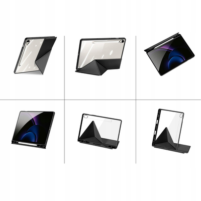 Këllëf tablet DUX DUCIS për Samsung Tab S10 FE Plus S9 Ultra S6 Lite, kapak i ndashëm, mbajtëse S Pen, transparent