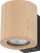 Llambë muri TK Lighting Eve, Ø8 cm, GU10, dru ahu natyral