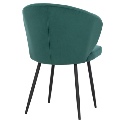 Kolltuk Jiya velvet + këmbë metal 60×60×85 cm (HM8728.03)