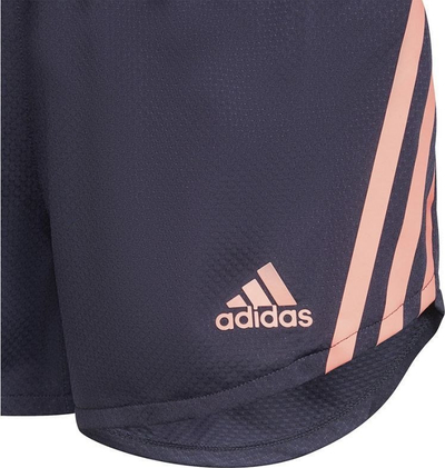 Pantallona të shkurtra adidas 3S KN Short Jr HE2098, për goca, poliestër, blu navy