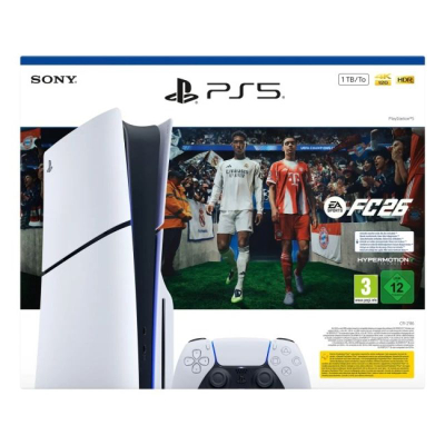 Konzolë lojrash Sony PlayStation 5, 1TB, EA SPORTS FC 26 Bundle, e bardhë