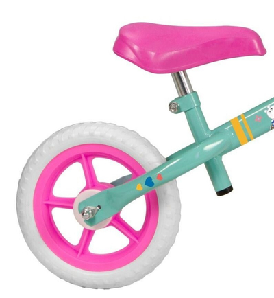 Biçikletë balancuese Peppa Pig 198, 10", jeshile