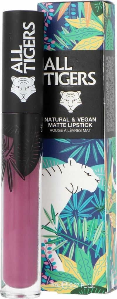 Ruzh i lëngshëm All Tigers 980 Feel The Power, mat, 8 ml, rozë vjollcë