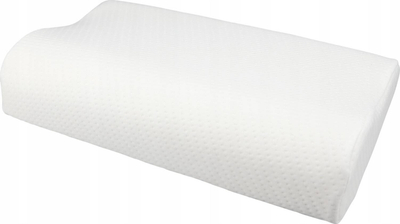 Jastëk ortopedik Oromed ORO-RELAX XL, 60 x 40 x 12 cm, shkumë PU, i bardhë