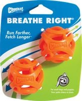 Топки играчки за кучиња Chuckit Breathe Right Fetch Ball S, сет 2 парчиња, 5 cm, портокалова