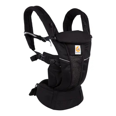 Nositëse bebe Ergobaby Omni Breeze, SoftFlex Mesh, ergonomike, e zezë