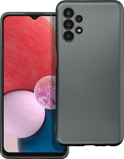 Mbrojtëse telefoni Metallic për Samsung Galaxy A53 5G, TPU, gri metalik