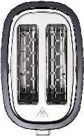 Toster Lafe Modern Pro, 1080W, 7 нивоа на печење, црн
