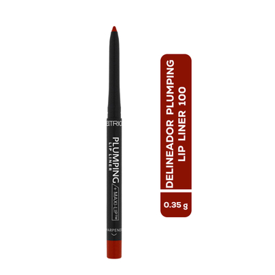 Laps buzësh Catrice Plumping Lip Liner 100, efekt mbushës, afatgjatë, ngjyrë e kuqe