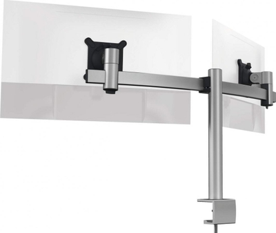 Mbajtëse tavoline Durable Desk Mount Pro, për 2 monitorë 21"-27", metal, e zezë