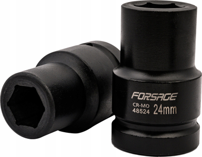Çelës goditës Forsage F-48524, 24mm, 1", 6-këndësh