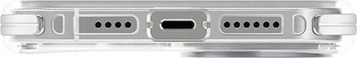Kopertinë Uniq Combat për iPhone 15 Pro 6.1", MagSafe, transparente e bardhë