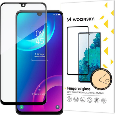 Mbrojtëse ekrani Wozinsky për TCL 30 5G, xham i temperuar 9H, me kornizë, transparente