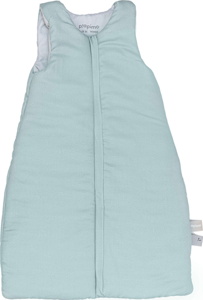 Thes gjumi për bebe Piapimo Winter, 0-3 muajsh, pambuk, 2.5 TOG, jeshile‑gri