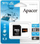 Kartë memorie Apacer MicroSDXC, 128GB, V30 A2 UHS-I U3, me adapter, e zezë