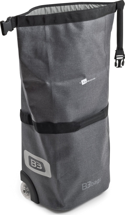 Çantë biçiklete B&amp;W International B3 Pannier, me rrota, kundra ujit, gri
