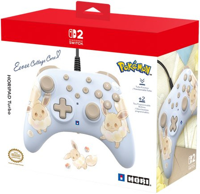 Gamepad Hori Cloud Blue NSX-083E, me kabllo, për Nintendo Switch, blu