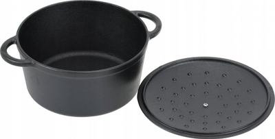 Tigan prej gize Krisberg KS-2639, 5.5L, 26cm, i zi