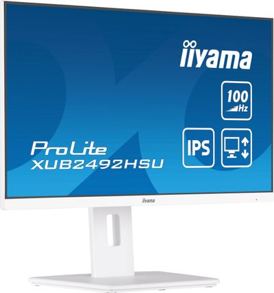 Monitor iiyama ProLite XUB2492HSU-W6, 23.8", IPS, 100 Hz, i bardhë