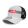 Kapelë New Era Aprilia Checker Print A Frame Trucker, poliester, e bardhë