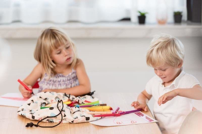 Çantë lodrash Play&amp;Go Mini Supergirl, canvas, shumëngjyrëshe