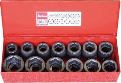 Set kokash çelësi Koken 16201M, 13 copa, 19-41mm, 3/4"
