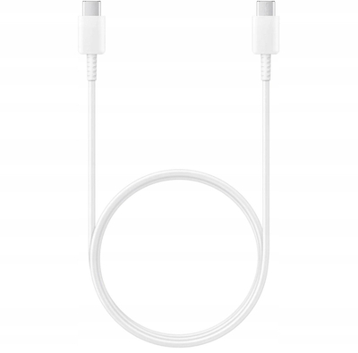 Kabllo Samsung USB C në USB C, 3A, 1m, e bardhë