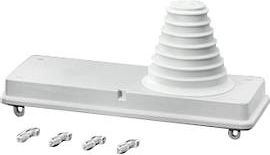 Flanxhe kabllosh HENSEL Mi Series, 300 x 300 mm, IP66, e bardhë