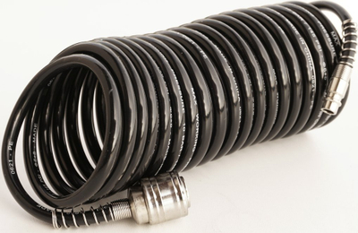 Zorrë ajri me spirale Stanley, 5m, Ø6x8mm, e zezë