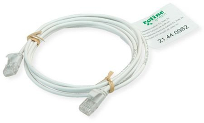 Kabllo rrjeti ROLINE GREEN UTP Patch Cat.6A, Slim, 1.5m, e bardhë - 3